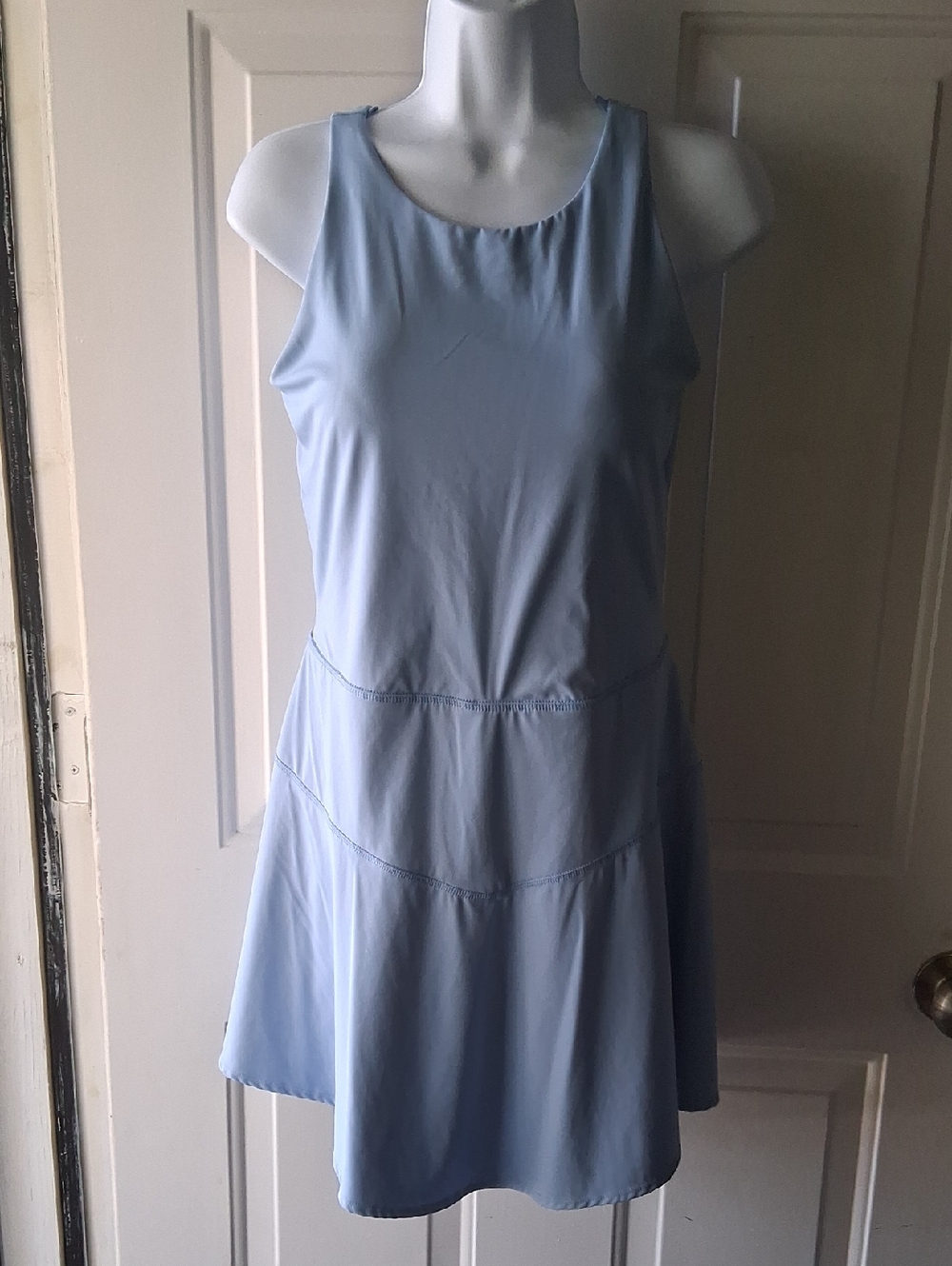 JoyLab Light Blue Sleeveless Mini Dress